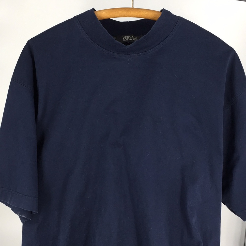 Versace Classic V2 Short Sleeve Mock Turtleneck